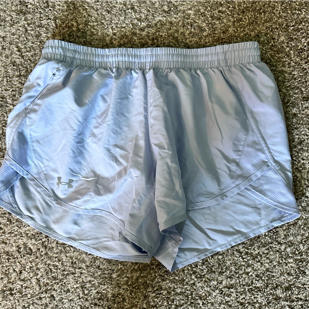 Under Armour Sky Blue Running Shorts
